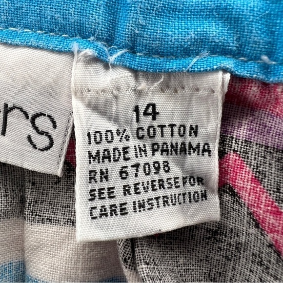 Vintage 80s Peddlers Colorful Southwest Western Midi Skirt Pockets A line Small - Picture 9 of 12